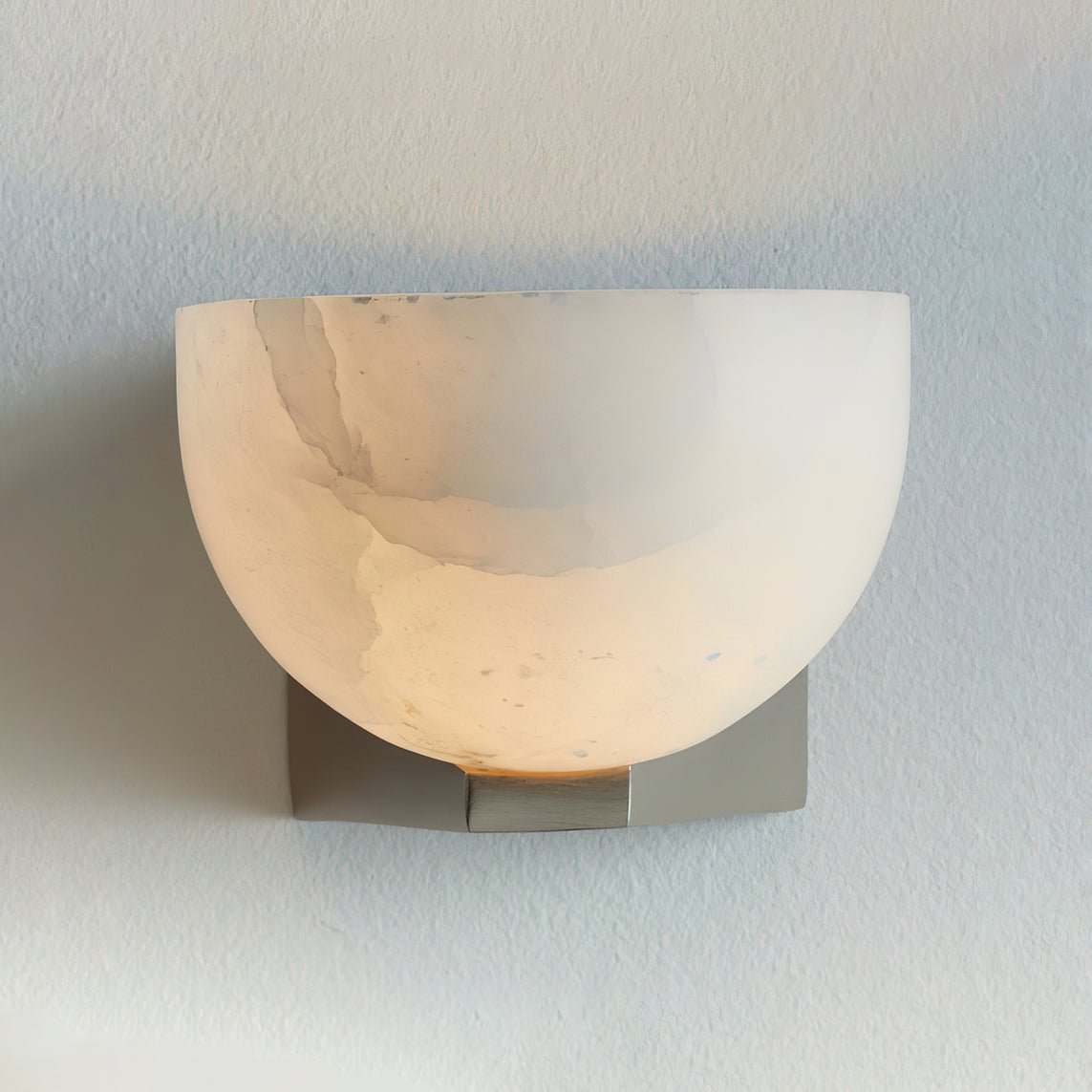 Luna Alabaster Bowl Sconce