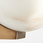 Luna Alabaster Bowl Sconce