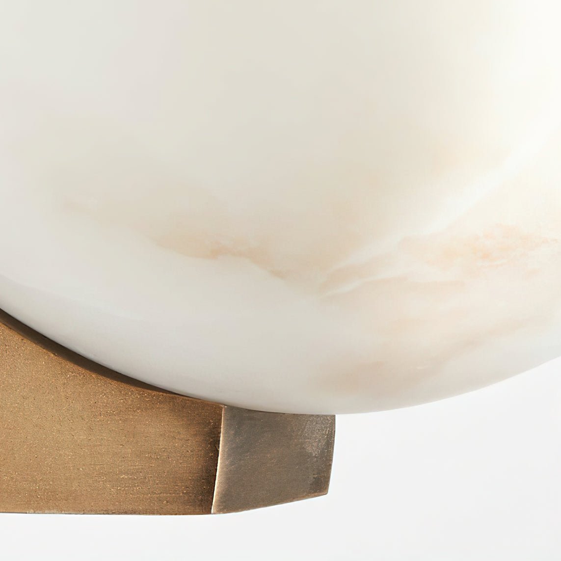 Luna Alabaster Bowl Sconce