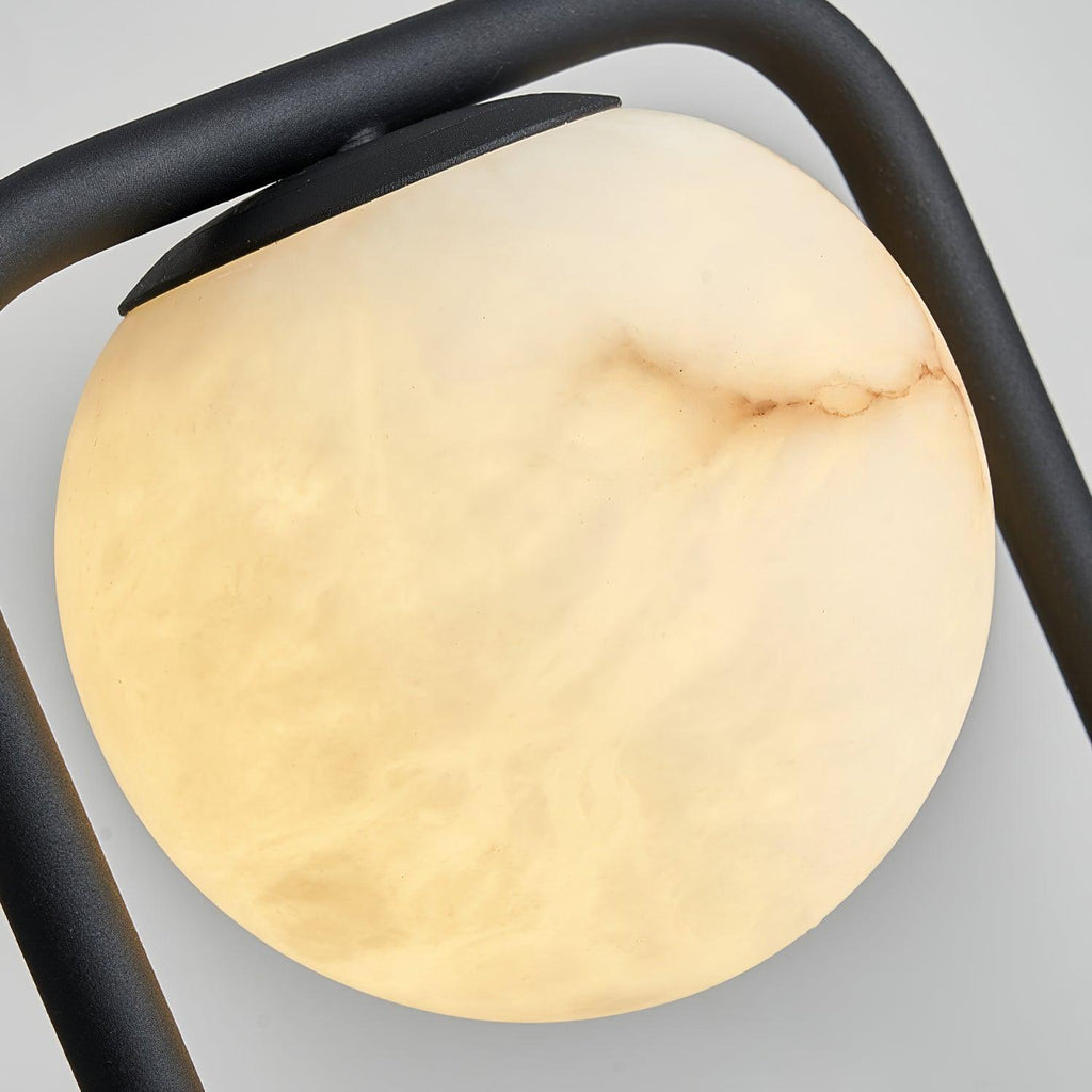 Lunar Halo Alabaster Lamp