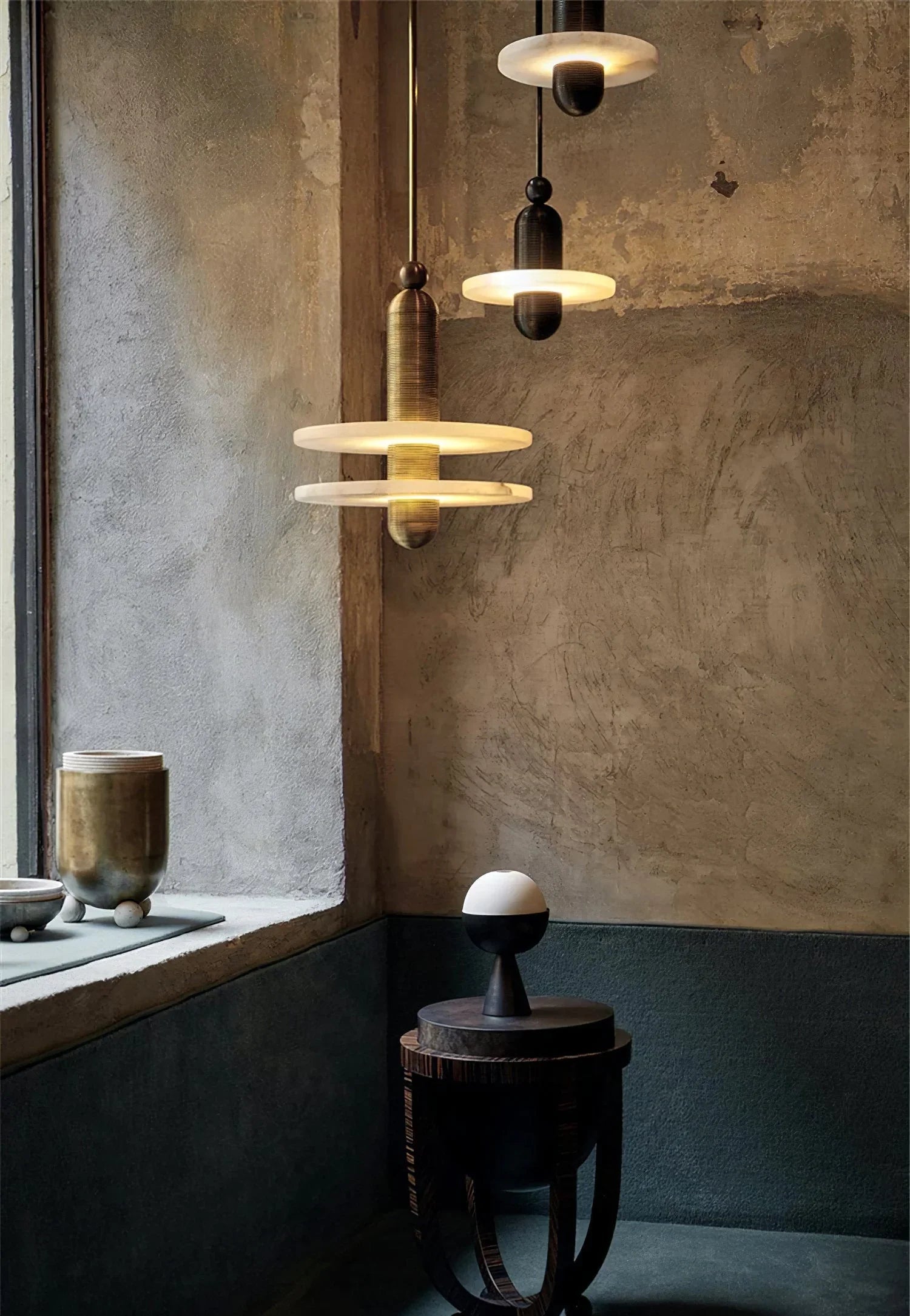 Comet Alabaster Pendant Lamp