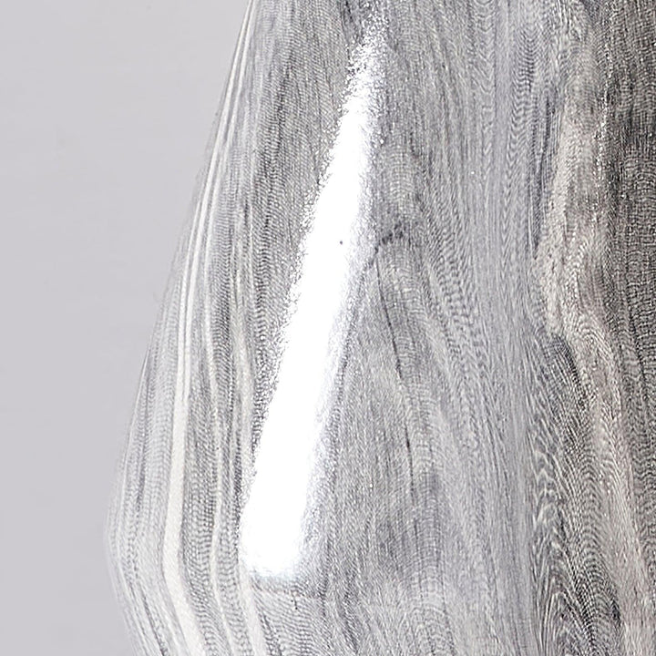 Marble and Fabric Table Lamp