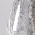 Marble and Fabric Table Lamp