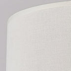 Marble and Fabric Table Lamp