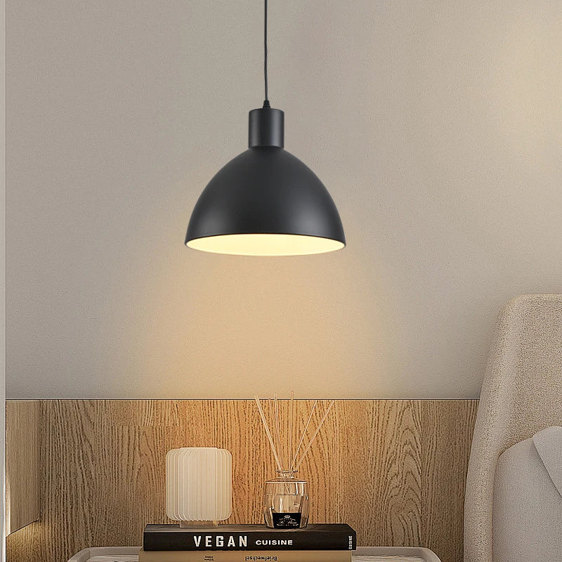 Matte Dome Metal Pendant Lamp