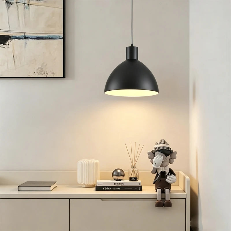 Matte Dome Metal Pendant Lamp