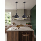 Matte Dome Metal Pendant Lamp