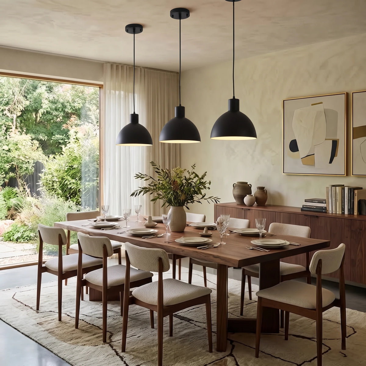 Matte Dome Metal Pendant Lamp