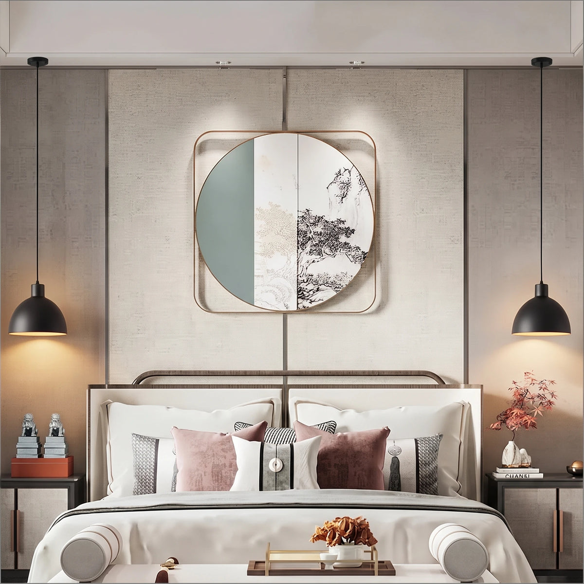 Matte Dome Metal Pendant Lamp