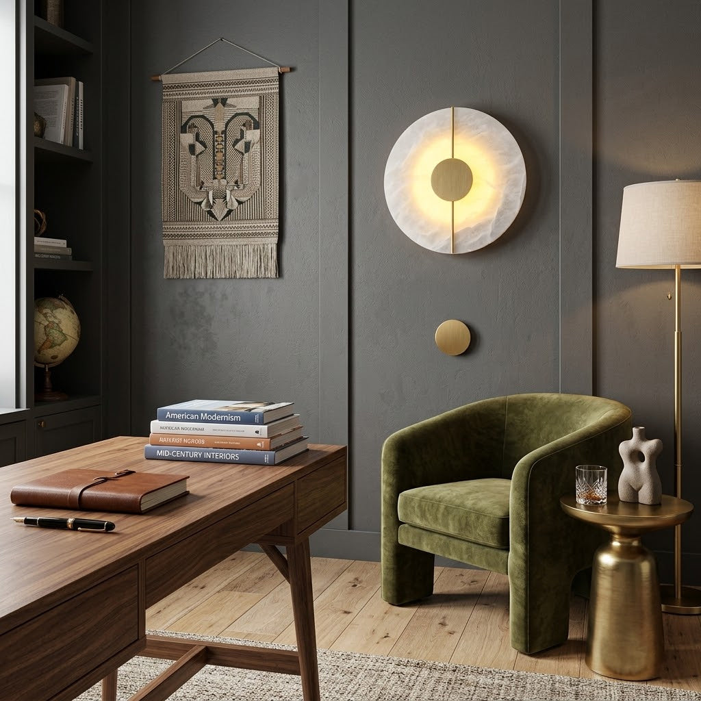 Meridian Alabaster Sconce
