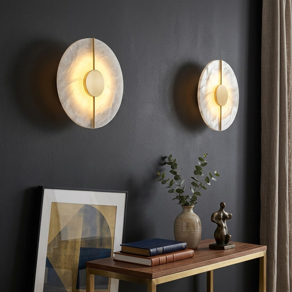 Meridian Alabaster Sconce