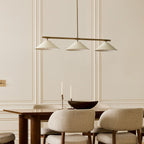 Merivale Linen Linear Island Pendelleuchte