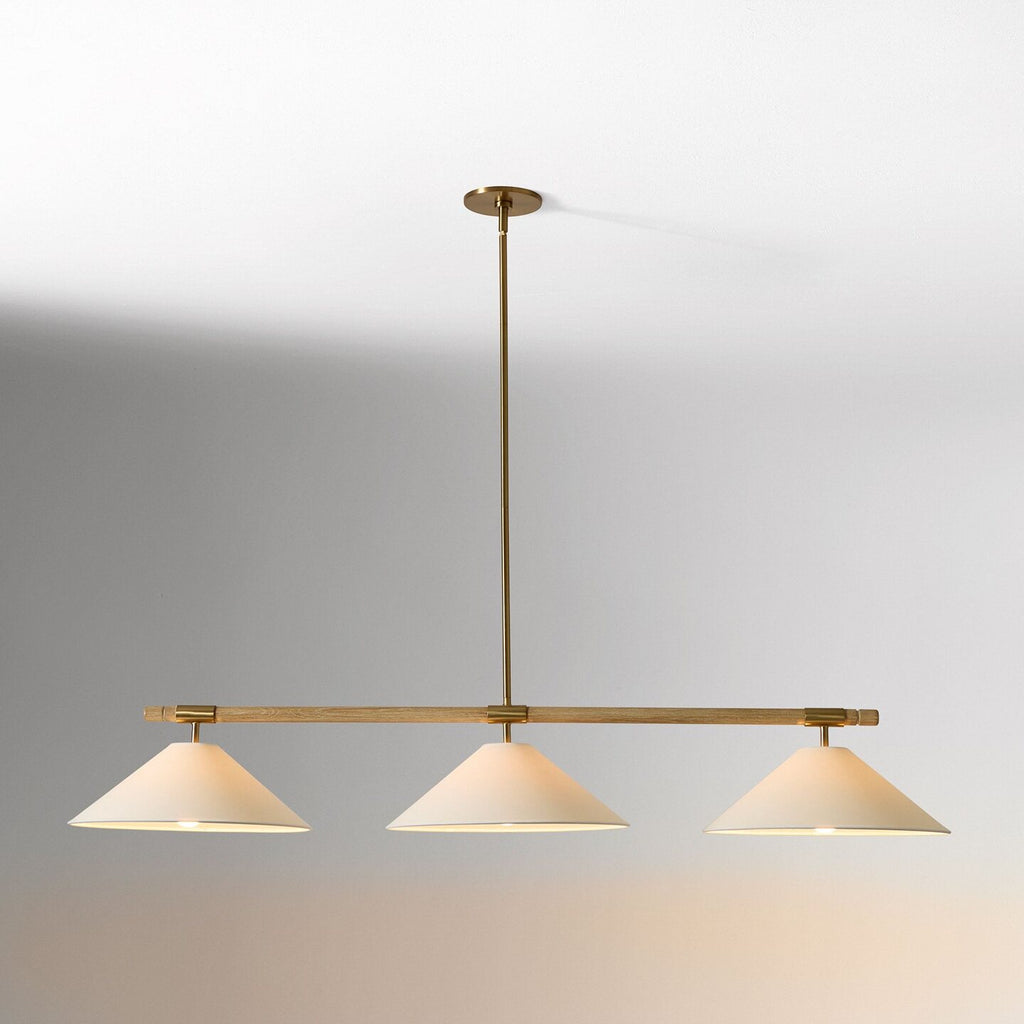 Merivale Linen Linear Island Pendant Lamp