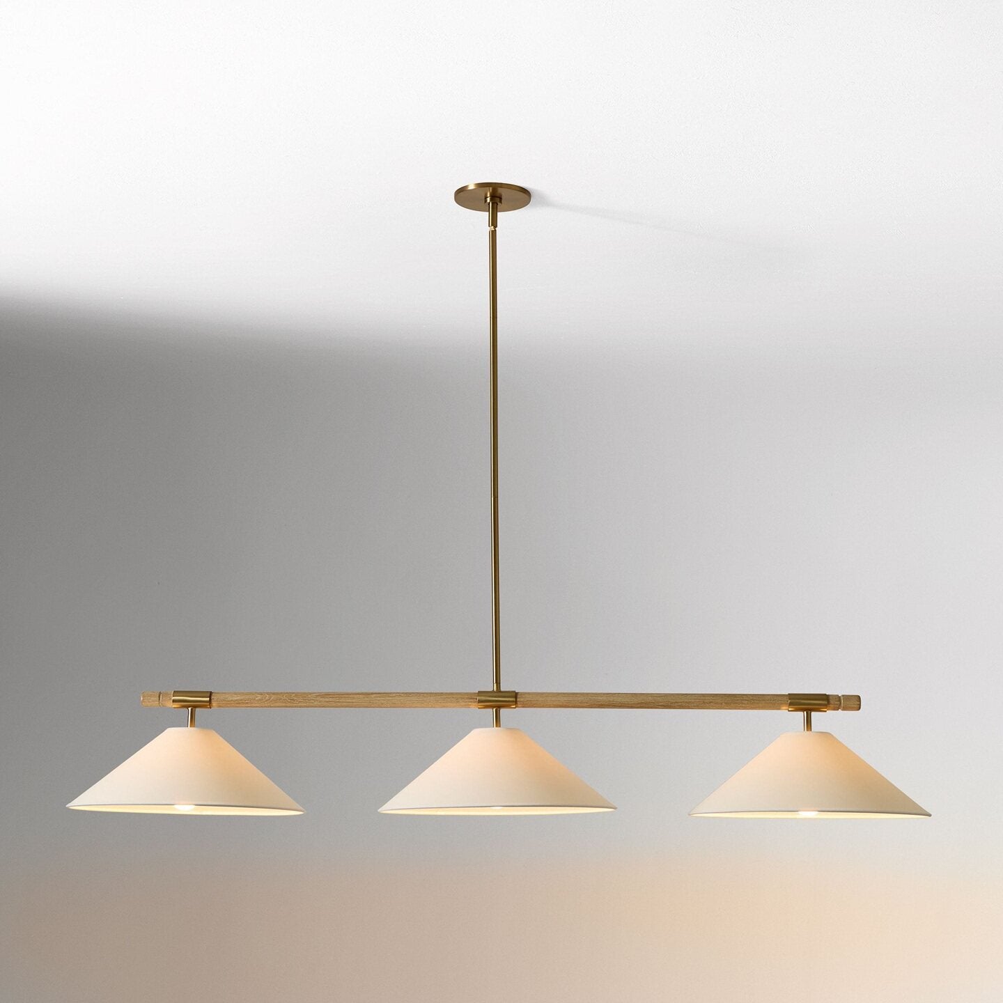 Merivale Linen Linear Island Pendant Lamp