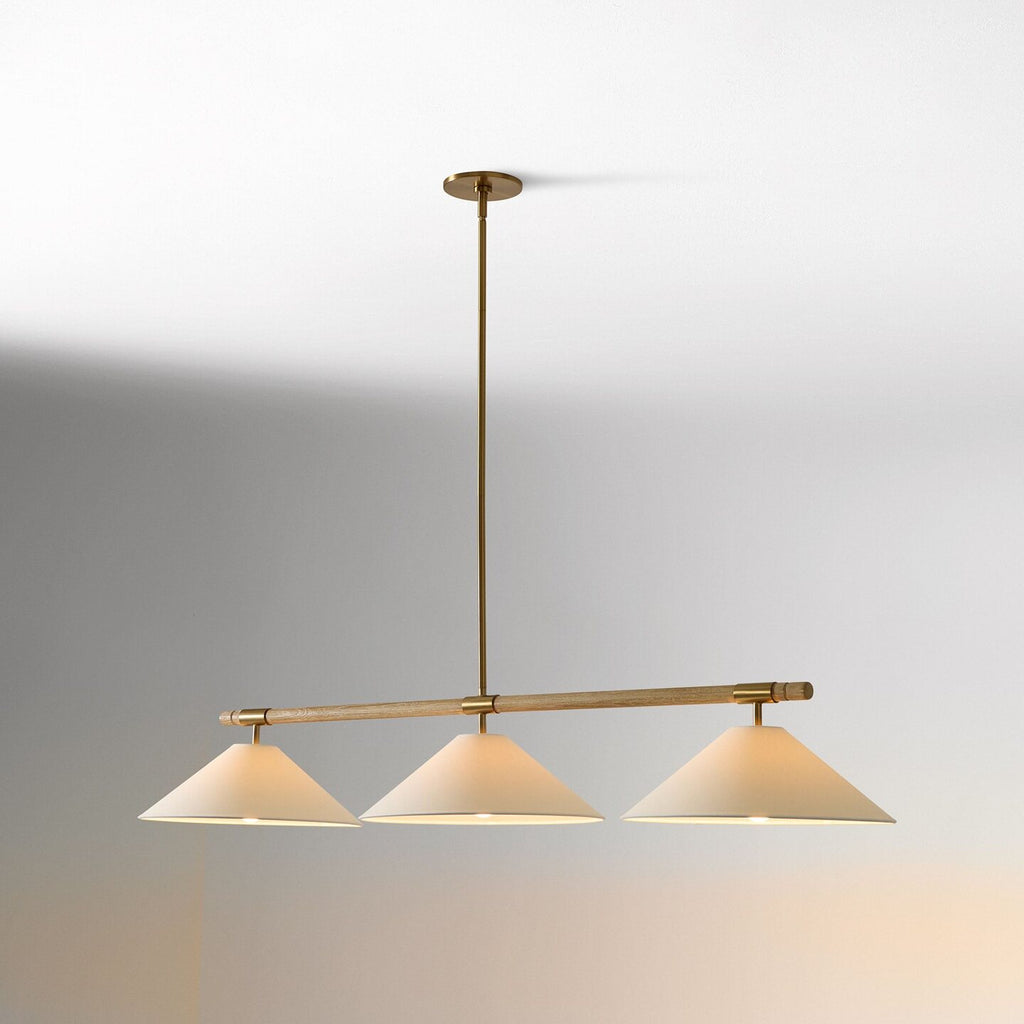 Merivale Linen Linear Island Pendant Lamp
