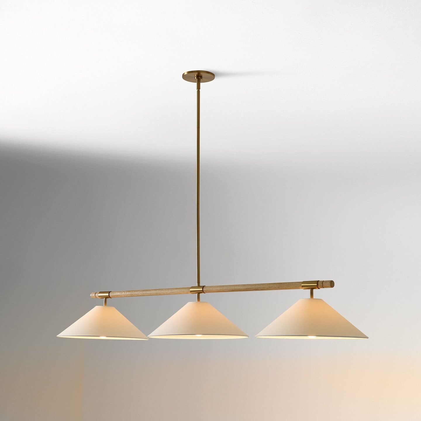 Merivale Linen Linear Island Pendant Lamp