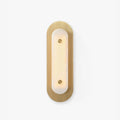 Mesh Brass Alabaster Wall Light