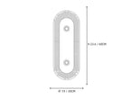Mesh Brass Alabaster Wall Light
