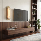 Mesh Brass Alabaster Wall Light