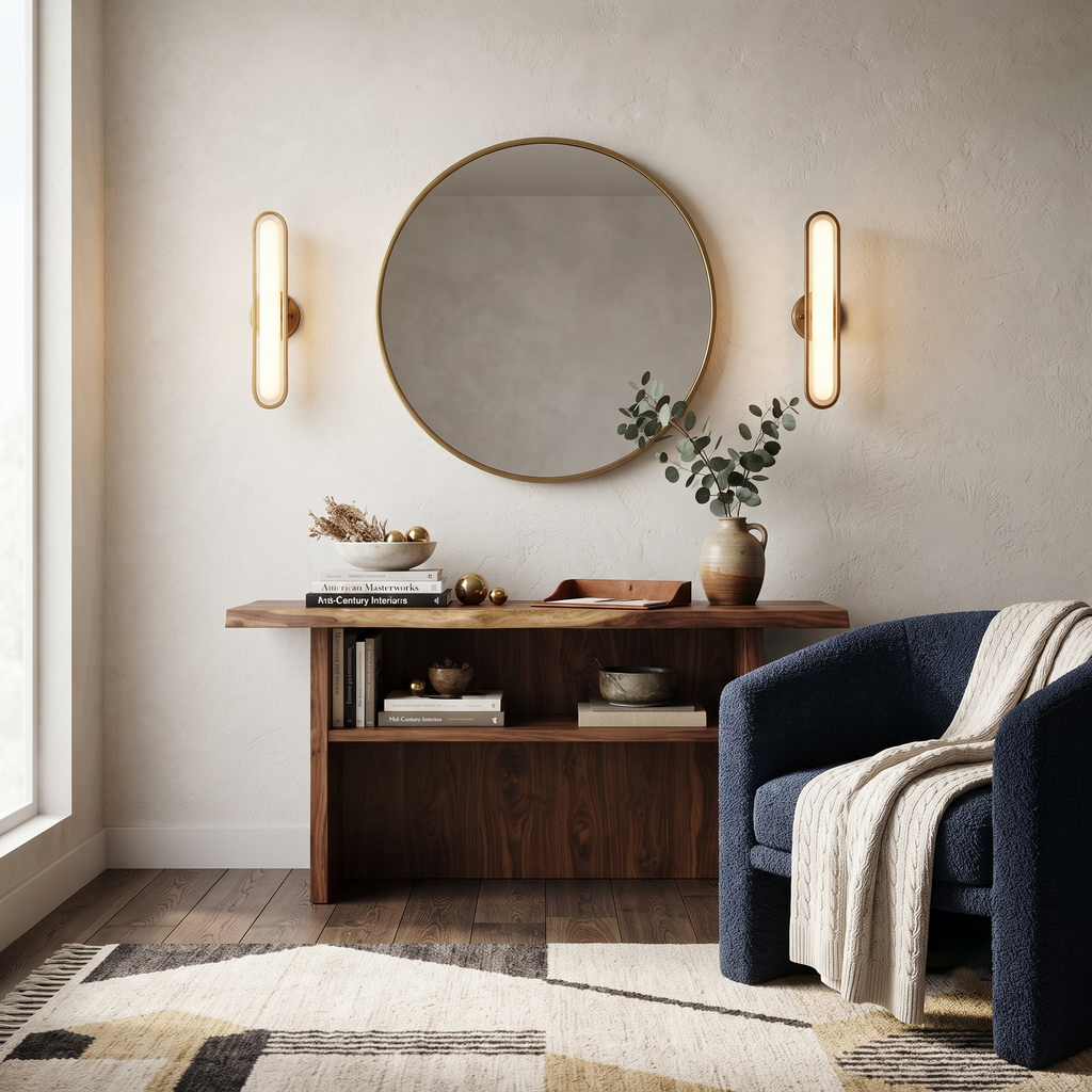 Metal Acrylic Linear Sconce
