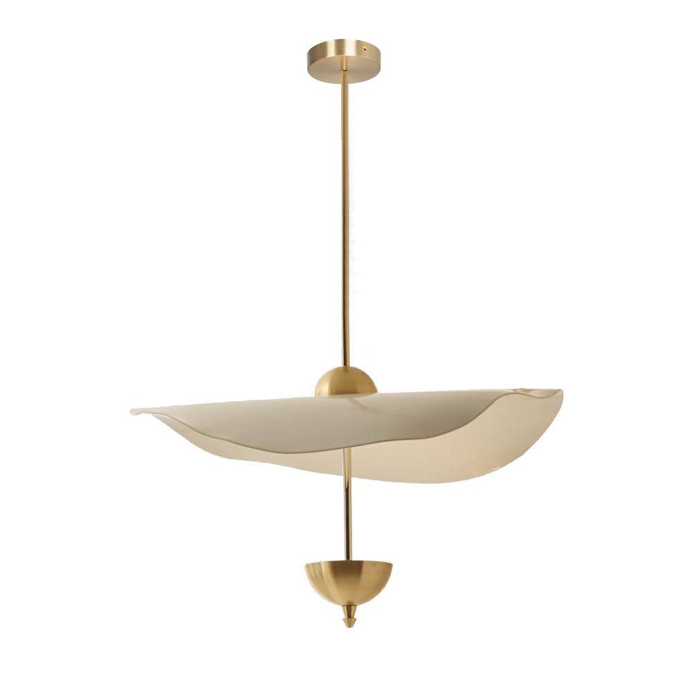 Metal Acrylic Tiered Pendant Lamp