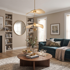 Metal Acrylic Tiered Pendant Lamp