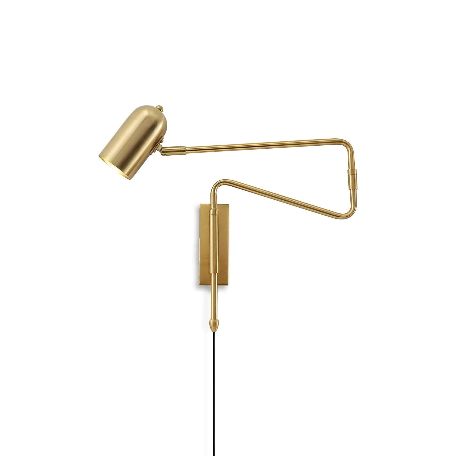 Metal Adjustable Swing Arm Sconce