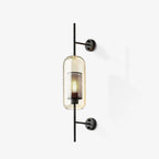 Amber Oval Glass Wall Sconce Studio Product Shot