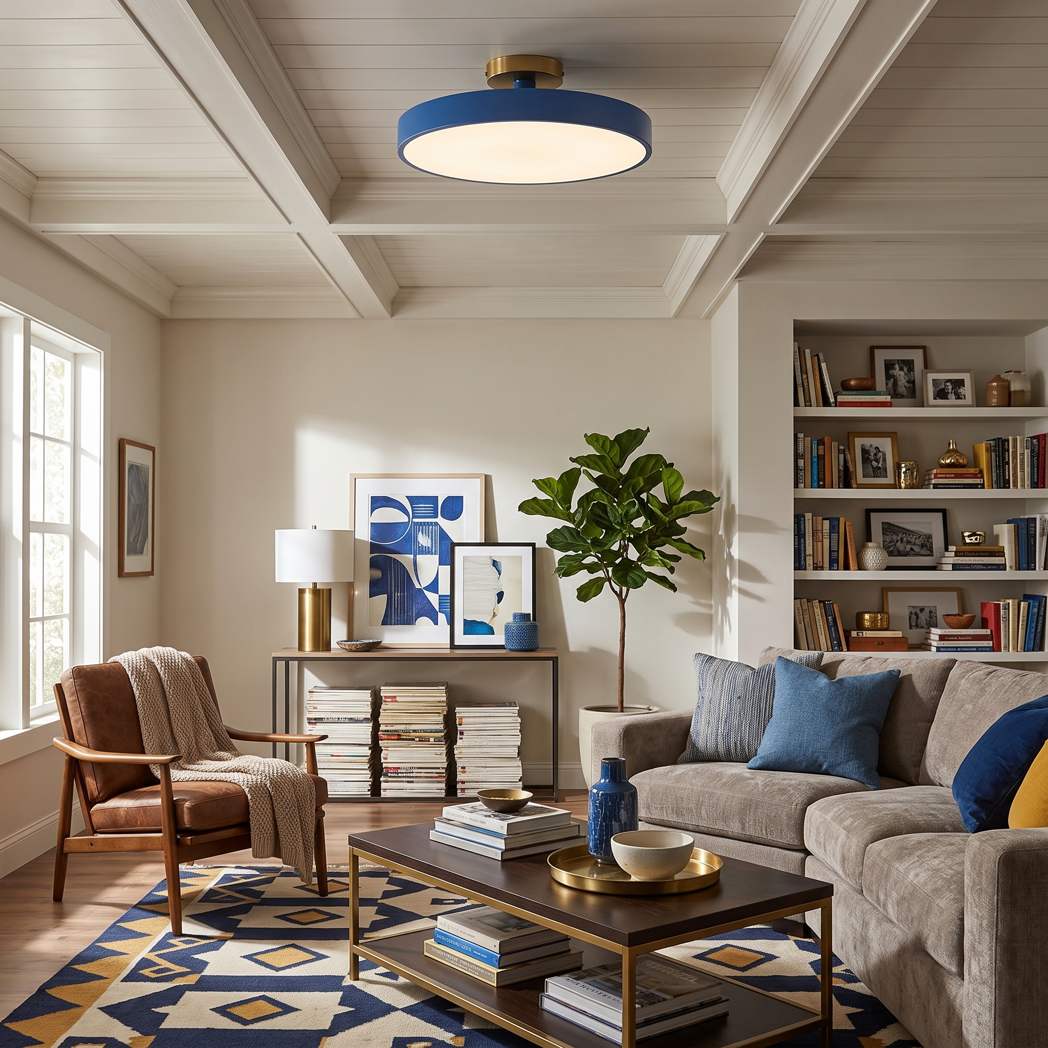 Metal Round Flush Mount