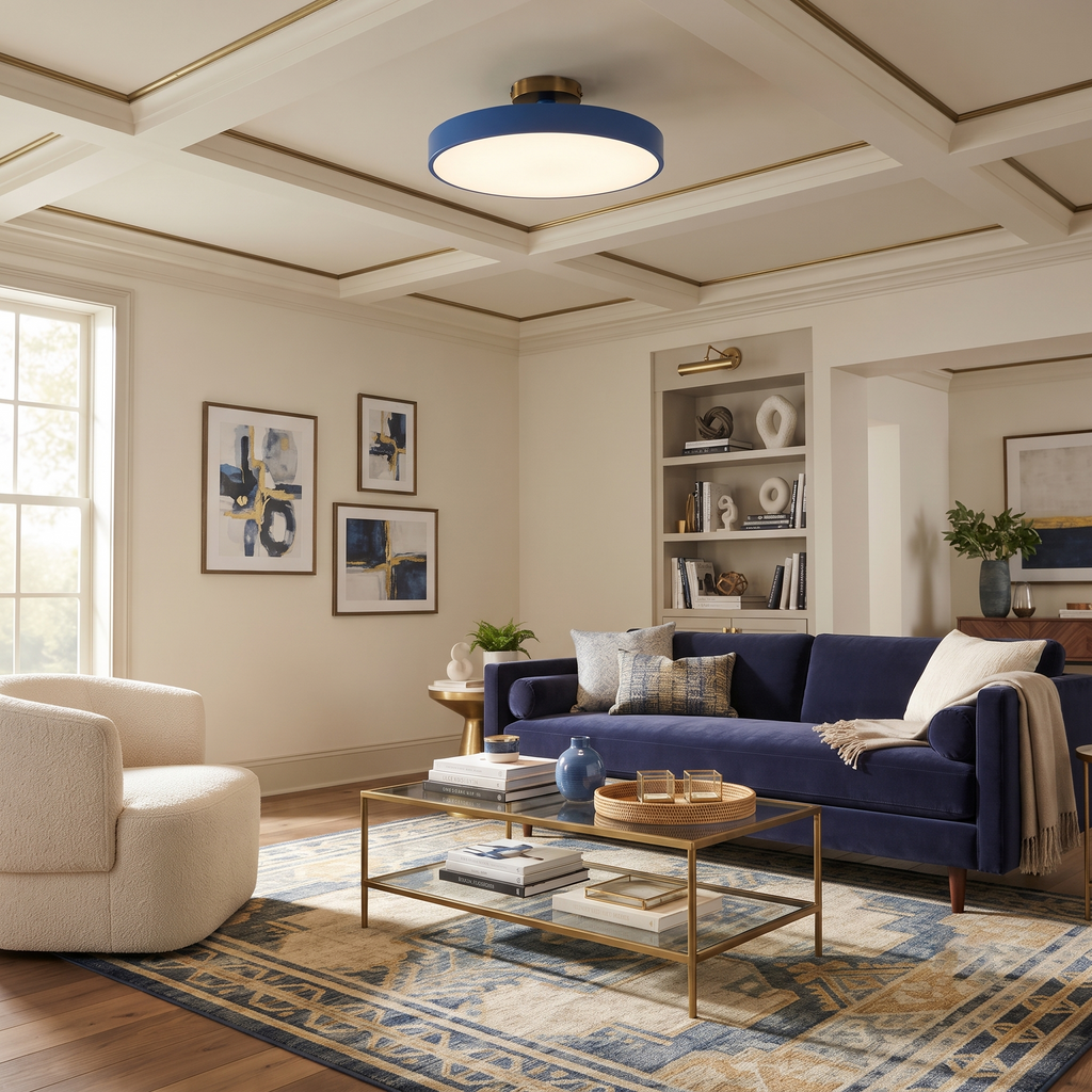 Metal Round Flush Mount