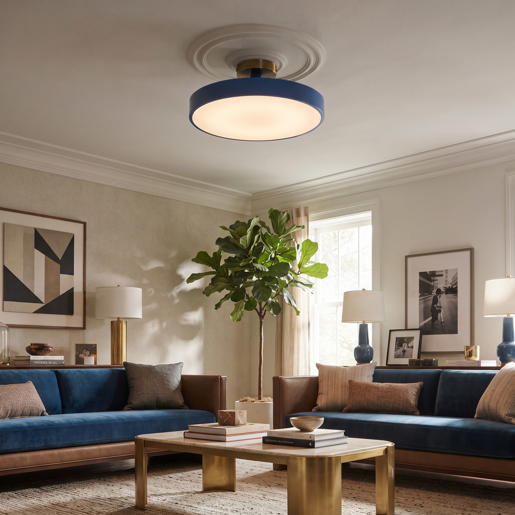 Metal Round Flush Mount