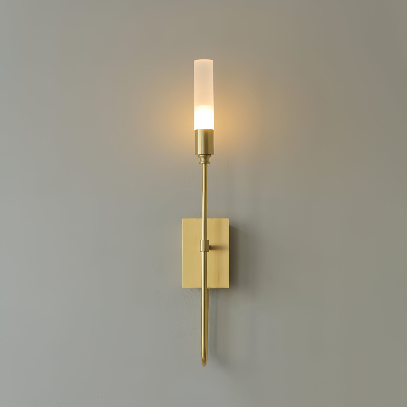 Metal Acrylic Dual Light Sconce