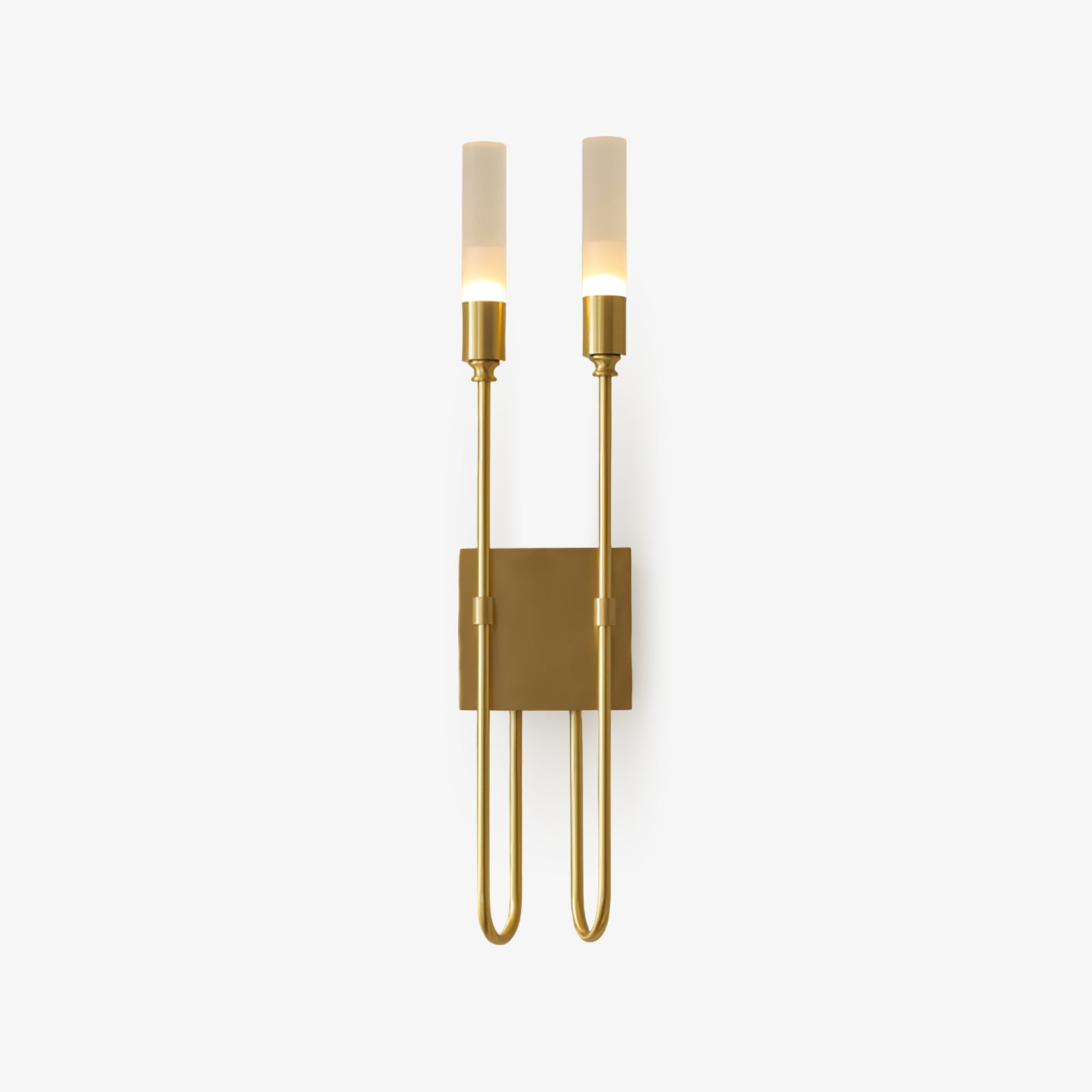 Metal and Acrylic Dual-Light Sconce