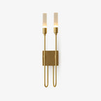 Metal and Acrylic Dual-Light Sconce