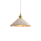 Microcement Wavy Pendant Light