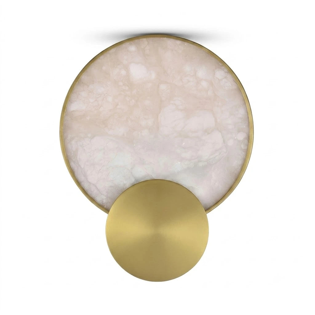 Minimalist Cloud Stone Disc Light