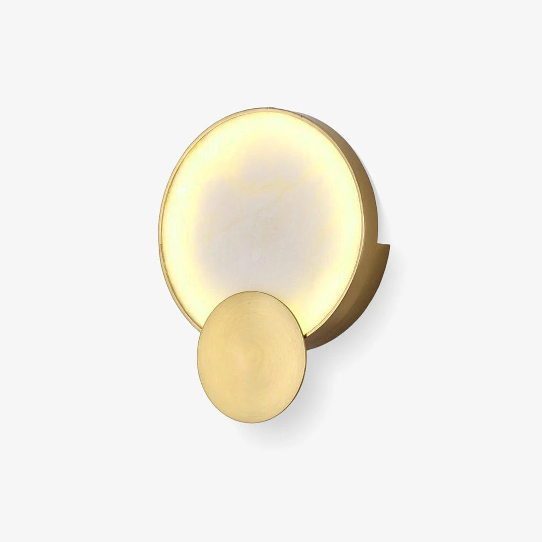 Minimalist Cloud Stone Disc Light
