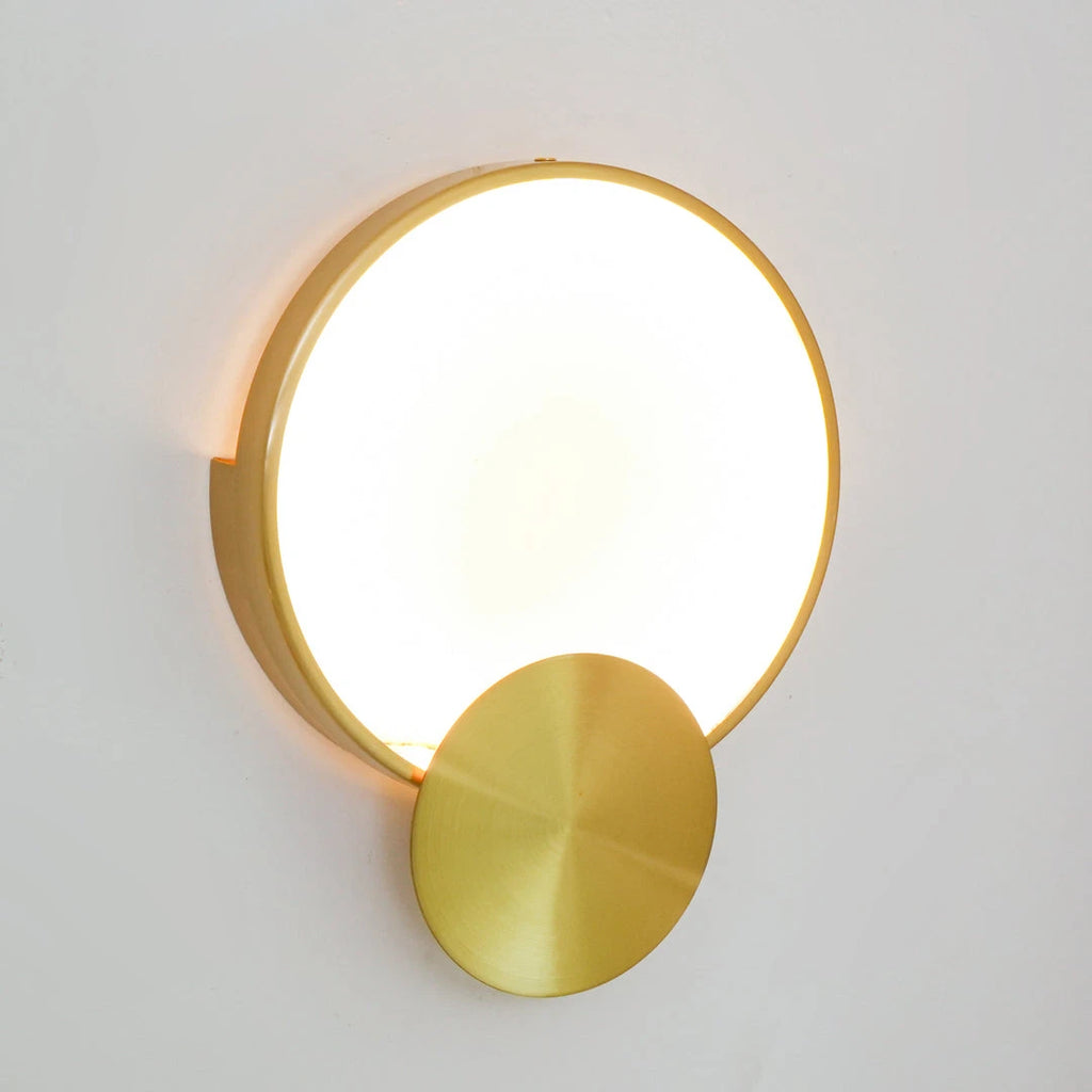 Minimalist Cloud Stone Disc Light