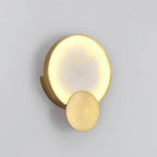 Minimalist Cloud Stone Disc Light