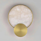 Minimalist Cloud Stone Disc Light