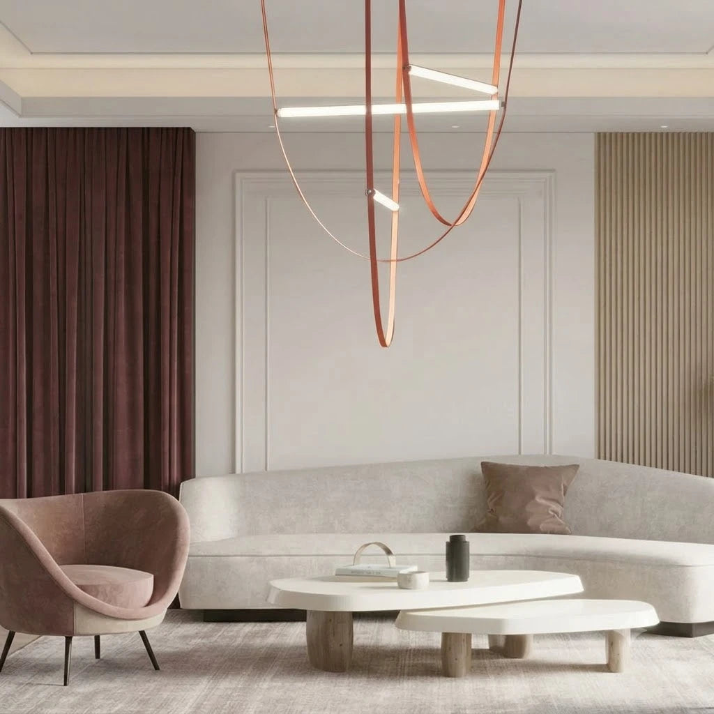 Minimalist Linear Sling Pendant Light