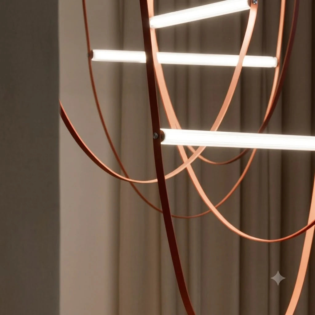 Minimalist Linear Sling Pendant Light