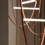 Minimalist Linear Sling Pendant Light