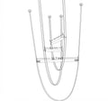 Minimalist Linear Sling Pendant Light