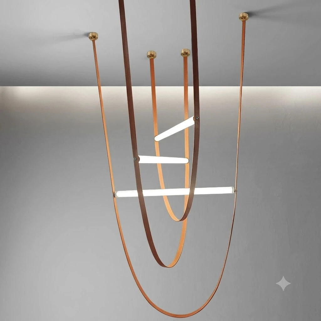 Minimalist Linear Sling Pendant Light