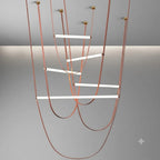 Minimalist Linear Sling Pendant Light