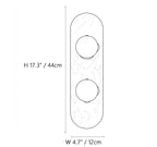 Minimalist Marble Pillar Sconce