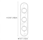 Minimalist Marble Pillar Sconce