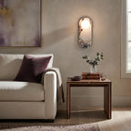 Minimalist Marble Pillar Sconce