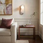 Minimalist Marble Pillar Sconce
